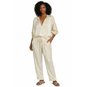 Xirena Mayson Silk Blouse Cream Medium